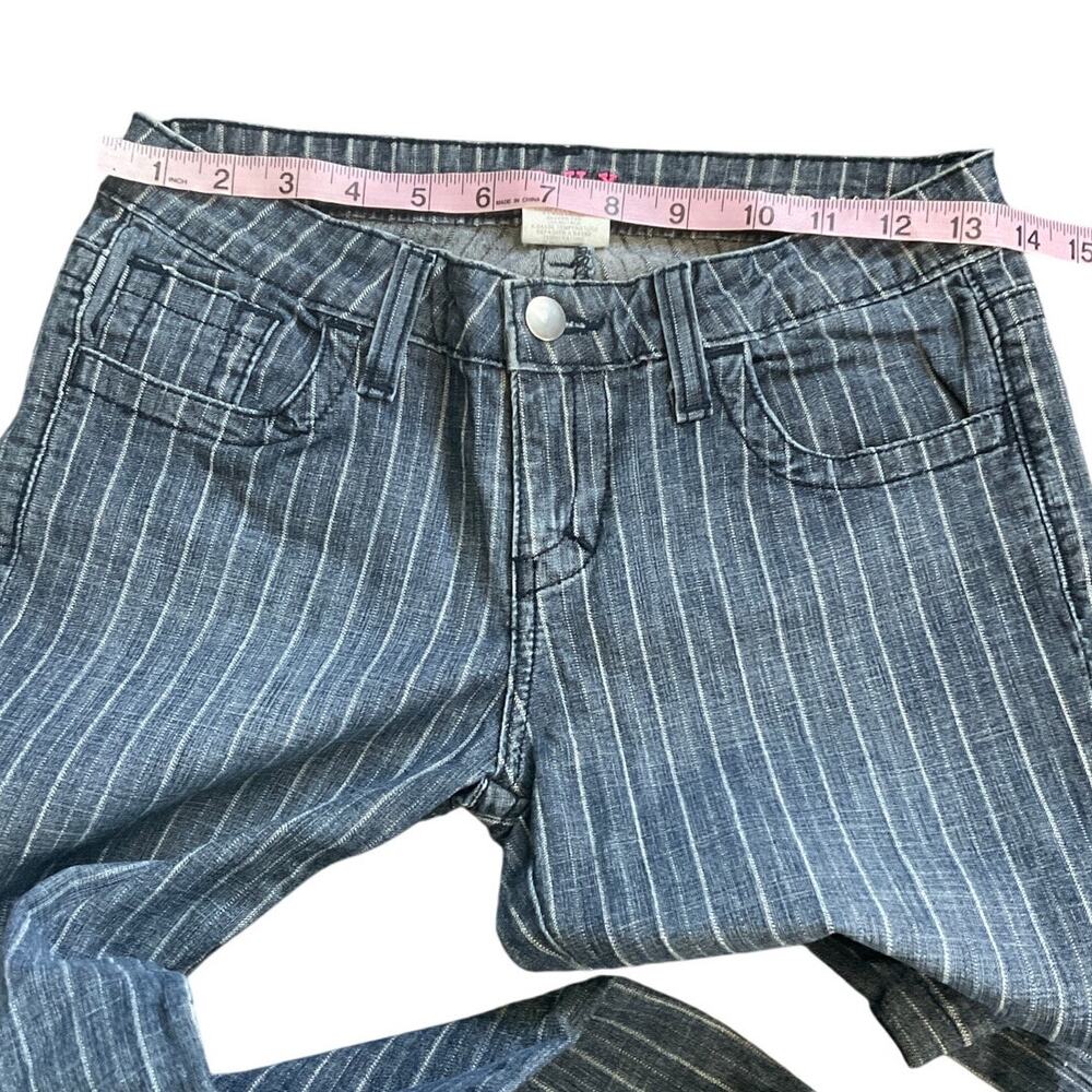 Y2K Lux Skinny Tapered Leg Zip Ankle Super Skinny Jeans EUC Marked 27 fits 26 - Picture 7 of 7